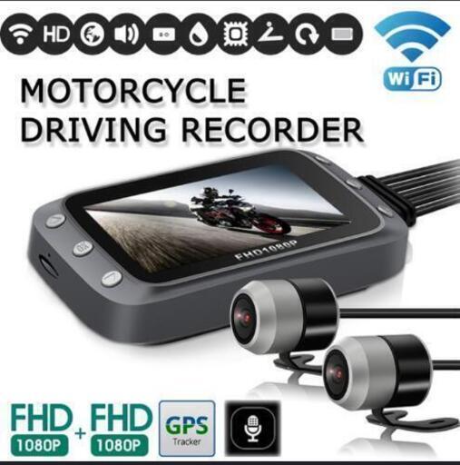 モーターサイクルドライブレコーダー\nWiFi FHD1080P GPS