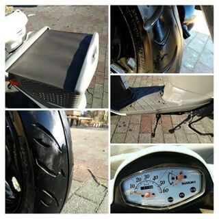 優れたエンジン。スズキ（Lets 4）（Basket）。 エンジンオイルは新品