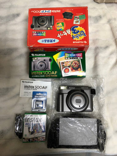 超希少価値！廃盤機　富士フィルム　チェキinstax 500AF WIDE