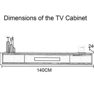 ウォールキャビネット テレビ台 収納棚 壁掛けTVキャビネットメディアコンソール