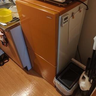 【ネット決済】モリタ 冷蔵庫 オレンジ