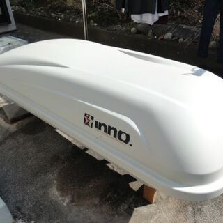 inno ルーフボックス BR764 白に近い灰色 中古 左開き ルーフBOX