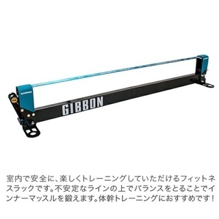ギボン Gibbon スラックラック フィットネスエディション スラックライン付 15116 ブルー 体幹トレーニング