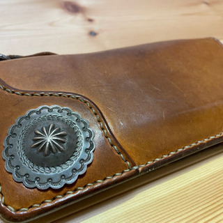 【値下げ】フラットヘッド　多脂革ロングウォレット FN-WLN1-4SC