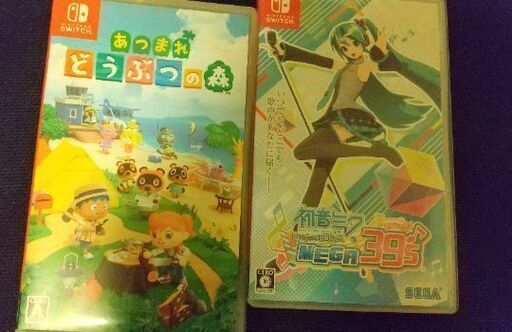 どう森、初音ミク switchカセット売ります