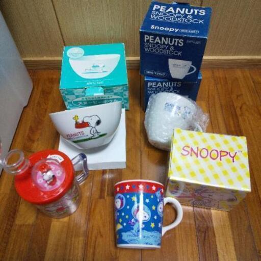 3/31までSNOOPY食器5点セット 新品 値下げ