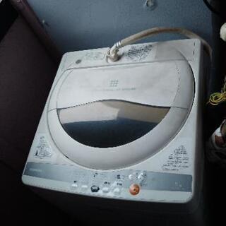 【ネット決済】【受渡し決定】洗濯機　東芝　5キロ　ベランダ置き