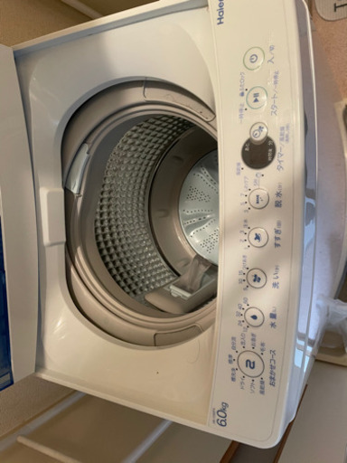 【値下げ】ハイアール 洗濯機 6.0kg