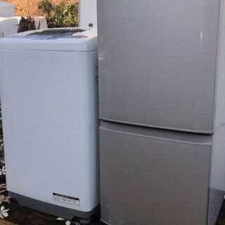 お話中☆★☆日立7kgエアジェット乾燥機能付き洗濯機と2016年式MITSUBISHI146L冷蔵庫☆★☆