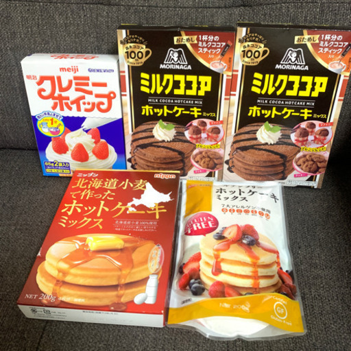 お取引中 ホットケーキミックス ホイップクリーム セット 琉心 宇部の食品の中古あげます 譲ります ジモティーで不用品の処分