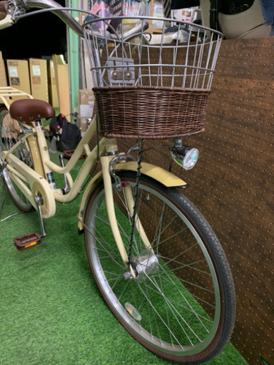 新車 22型 子供用自転車 自動点灯LEDライト付き