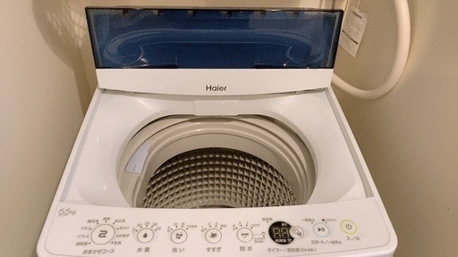 全自動洗濯機5.5kg 【非常に綺麗な状態】