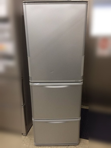 J498【値下げ】 [クリーニング済み]★6ヶ月保証付！ 冷凍冷蔵庫 SHARP シャープ SJ-W352E-S 350L 2019年製