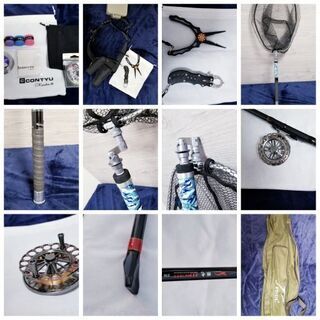 新品未使用】黒鯛(チヌ)ヘチ釣り【 総額38000円分が半額以下】全部揃っ 