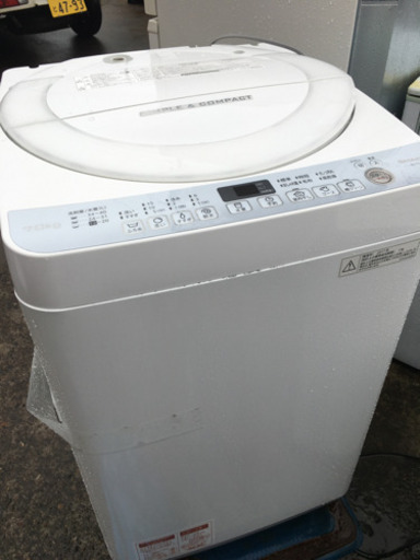SHARPシャープ　電気洗濯機　7.0Kg ES-T709-W ※2017年製