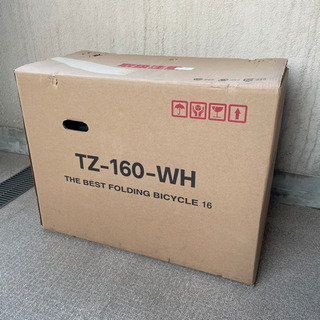 折り畳み自転車 TZ-160-WH 16インチ ホワイト