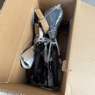 折り畳み自転車 TZ-160-WH 16インチ ホワイト