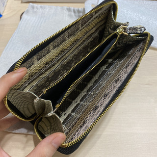 新品未使用　クロコダイル革　手製長財布　私人訂制