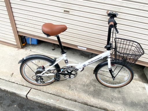 【美品】フォルクスワーゲン折り畳み自転車