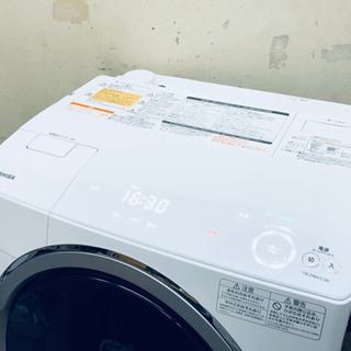 東芝 TOSHIBA 9kgドラム式 ZABOON 2014 TW-Z96X1L 洗濯乾燥機 動作確認