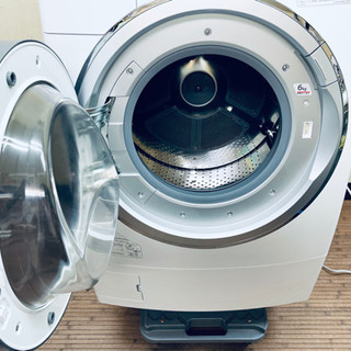 東芝 TOSHIBA 9kgドラム式 ZABOON 2014 TW-Z96X1L 洗濯乾燥機 動作確認