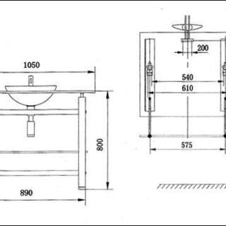 値下げしました！【アウトレット・引取限定】アポロ社 鏡付き洗面台  