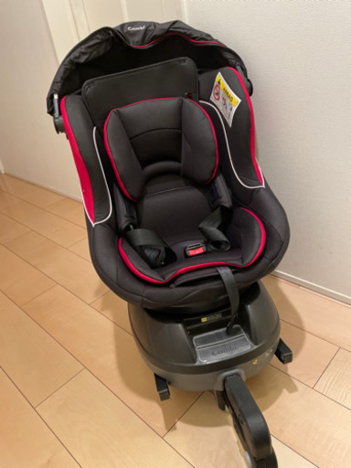 中古・2019年5月購入[ISOFIX取付]コンビ クルムーヴ ISOFIX エッグショック PJ　チャイルドシート
