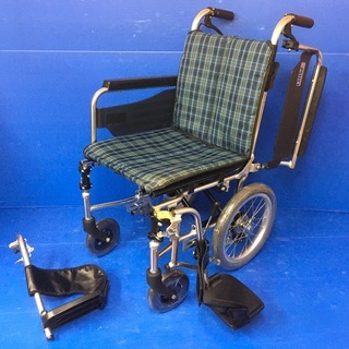 介助式車いす 多機能型 スリムタイプ SKT-2 MiKi 車イス 車椅子 カラー:A-6