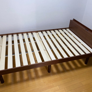 ベッド セミダブル すのこ天然木パイン材