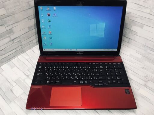 新品SSD240GB office365 ブルーレイ 富士通 AH45/R windows10 Core i3 メモリ8GB 15.6インチ ノートパソコン