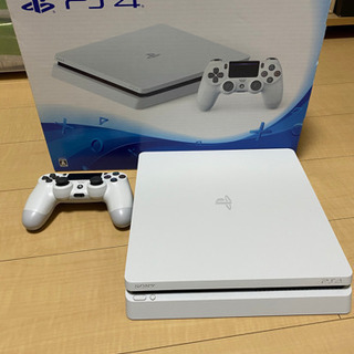 【ネット決済・配送可】PS4（CUH-2100 白色　500GB...