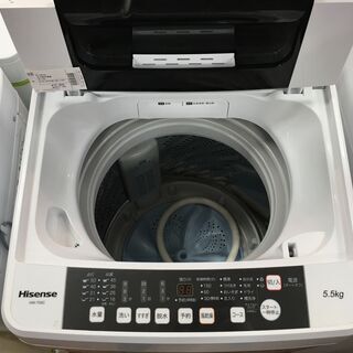 【トレファク府中店】Hisense　全自動洗濯機【HW-T55C】
