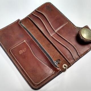 革財布 レザーロングウォレット パース MOTOBLUEZ モトブルーズ ブラウン 長財布 ブランド