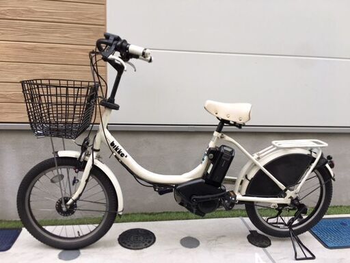 バッテリーほぼ新品！ブリヂストン　ビッケ　bikke　2016　8.7Ah 電動自転車　３人乗り　子供乗せ　20インチ 215③