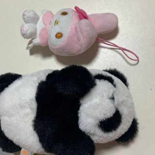 パンダとマイメロの人形です☺︎