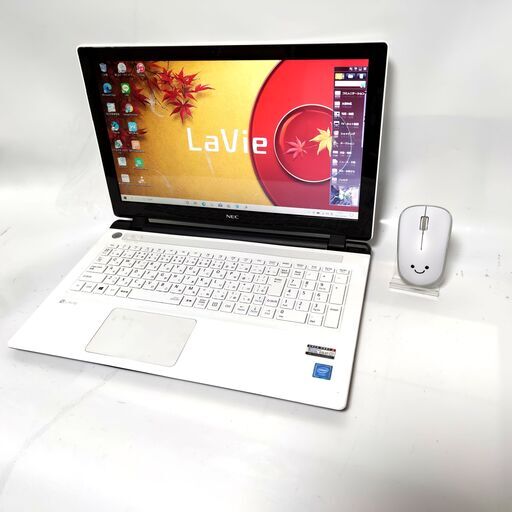 2015年モデル 3倍のスピード SSD240G使用 メモリ4GB 人気の白 最新OS Windows10 NEC NS150/D Office/iTunes/HDMI/テンキー