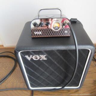 ギター（エレキ・PRS SE Custom・ストラップ付・ケース付）、アンプ（VOX・アナログ型・25W・8Ω）、ステレオルーパー（DigiTech・JamMan・マニュアル付）