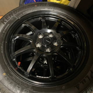 車のパーツ HOT STUFF 16インチ ホイール タイヤ付き！