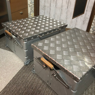 スノーピークシェルフコンテナ50 2セット天板付き