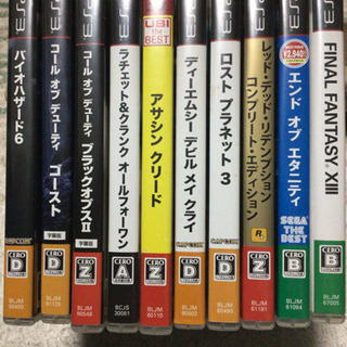 【PS3ソフト10本セット】即決¥3,000