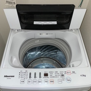 【ネット決済】ハイセンス　洗濯機　4.5kg