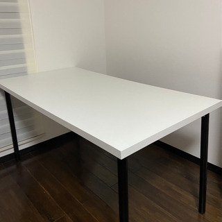 IKEA テーブル　作業台　白　ホワイト　デスク　LINNMON...