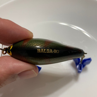 ザウルスバルサ50ルアー西岡サイン入り