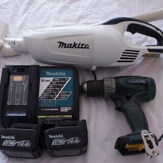 マキタ 14.4V ドリルドライバ 掃除機セット その他