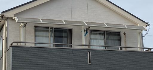 \u003c最終値下げ\u003e美中古☆２階・テラス屋根☆バルコニー屋根☆長さ5.53m出幅1m☆洗濯物ほし便利☆埼玉八潮解体、お引き取り限定☆