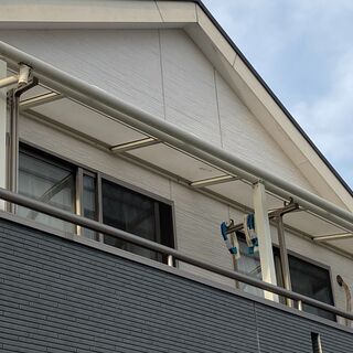 <最終値下げ>美中古☆２階・テラス屋根☆バルコニー屋根☆長さ5.53m出幅1m☆洗濯物ほし便利☆埼玉八潮解体、お引き取り限定☆ 最終値下げ>美中古☆2階・テラス屋根☆バルコニー屋根☆長さ5.53