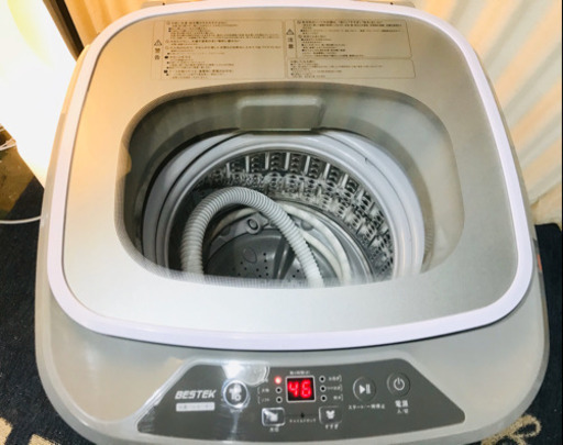 綺麗✨２０１８年製✨容量3.８キロ1人暮らし用小型洗濯機✨