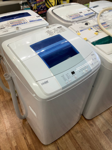 売れ筋がひ贈り物！ 全自動洗濯機 Haier 5.0kg 2017年製 洗濯機