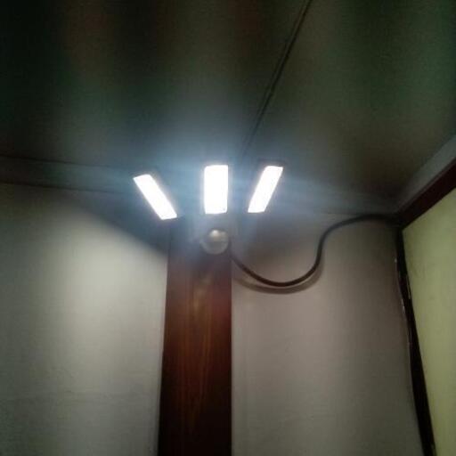 屋内で使用していたセンサーledライト5個、ledペンダントライト