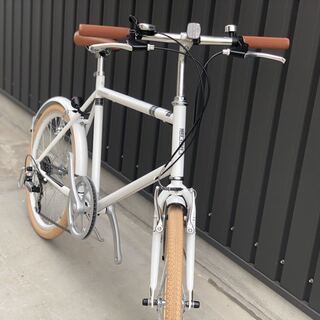 【売切】新車🌸オシャレ　ミニベロ🌸シークレットコード206　ホワイト☆6段変速